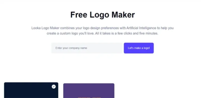 디자인 로고 제작 Looka AI 사용 방법-1
