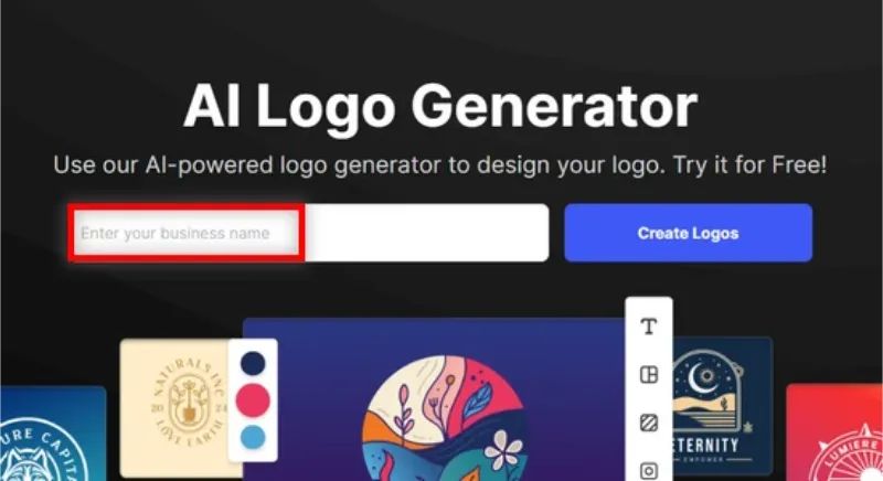 로고 생성 AI Design.com 사용 방법-1