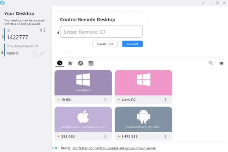 무료 원격 제어 프로그램 추천-Rustdesk