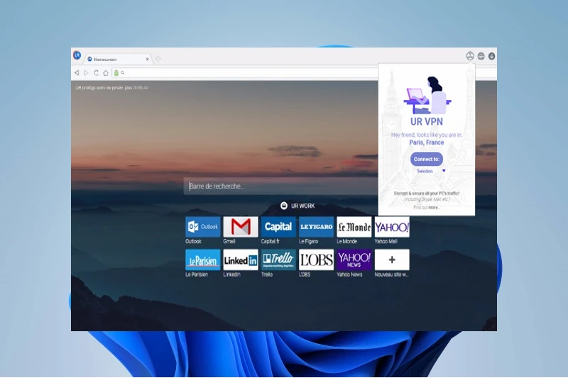 UR 브라우저 VPN