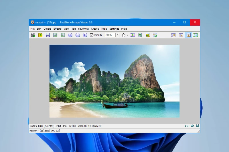 FastStone Image Viewer 빠른 이미지 탐색