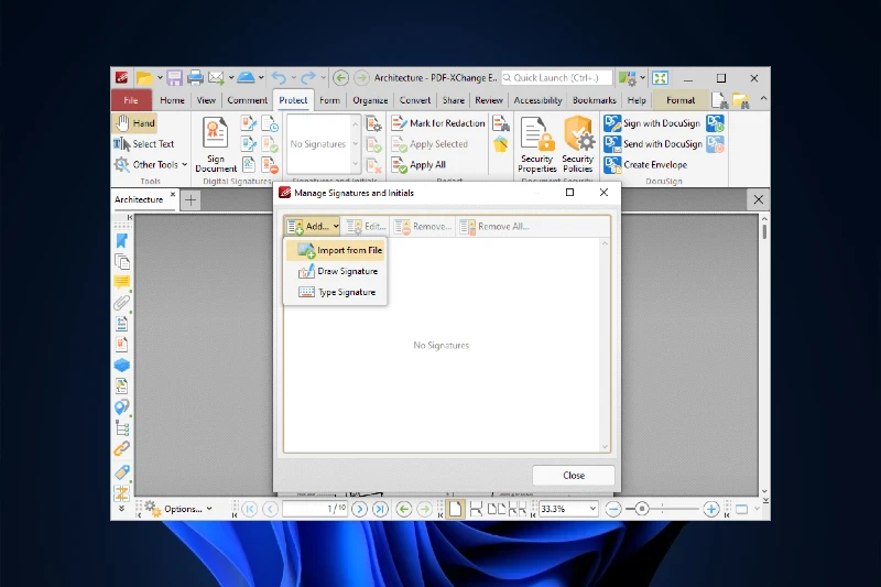 PDF-XChange Editor 문서 병합 및 분할