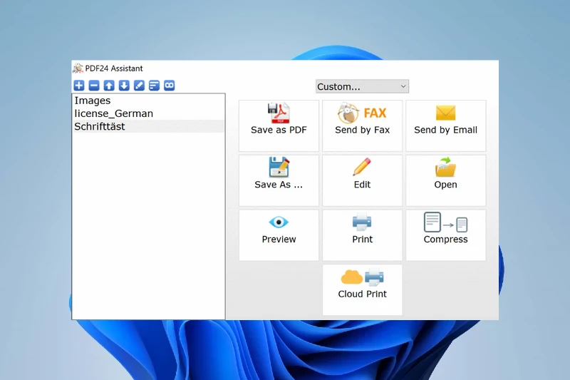 PDF24 Creator PDF 생성 및 편집
