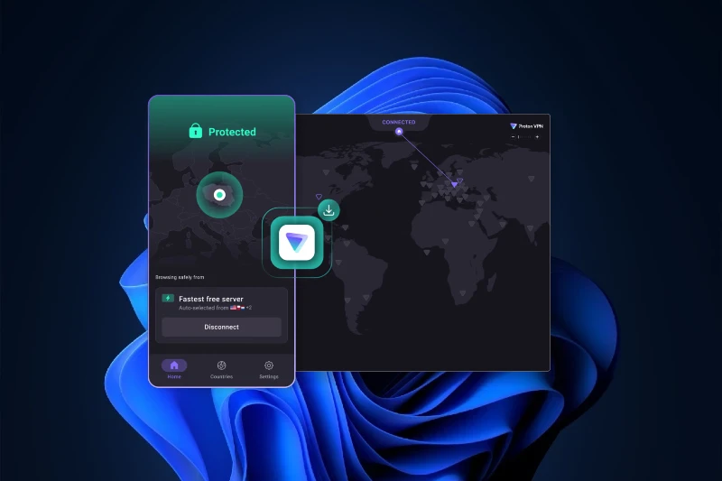 Proton VPN 간편한 원클릭 사용