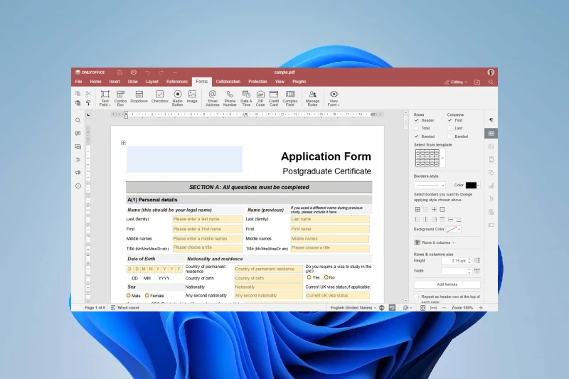 ONLYOFFICE 확장 PDF 관리