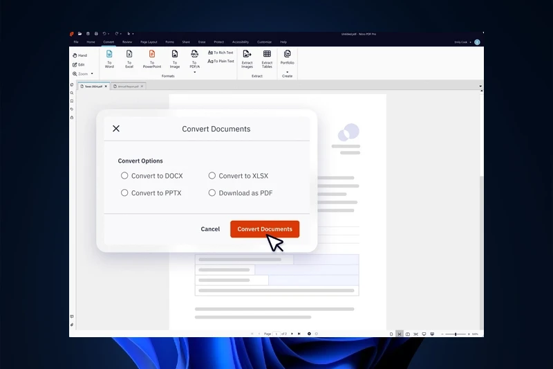 Nitro PDF Reader PDF 생성 및 변환
