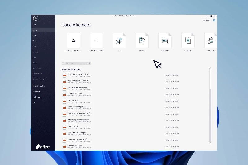 Nitro PDF Reader 빠른 PDF 열람
