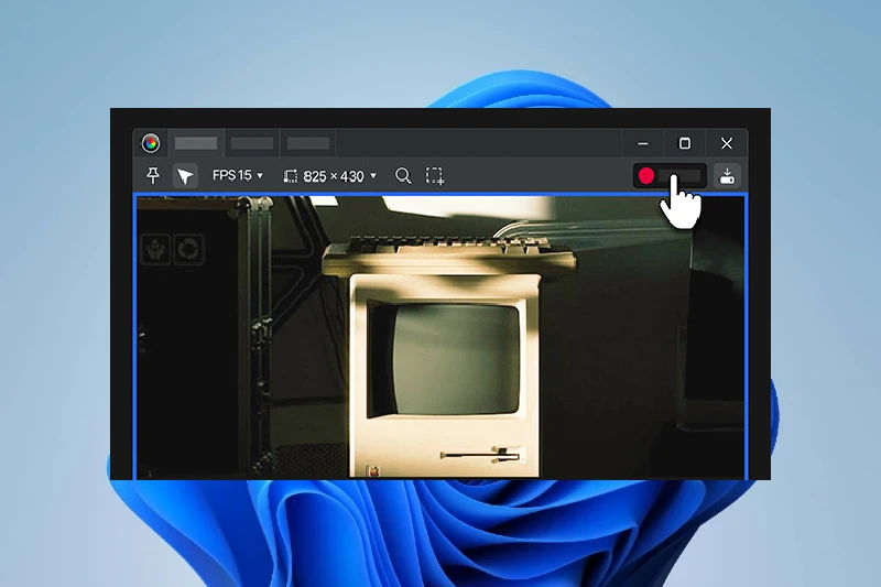 꿀캠 화면 녹화 기반 GIF 제작