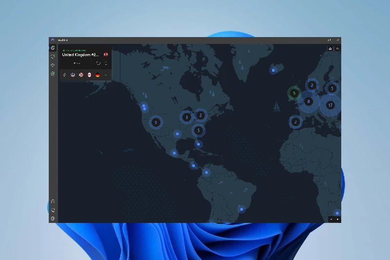 노드 VPN 광범위한 서버 네트워크