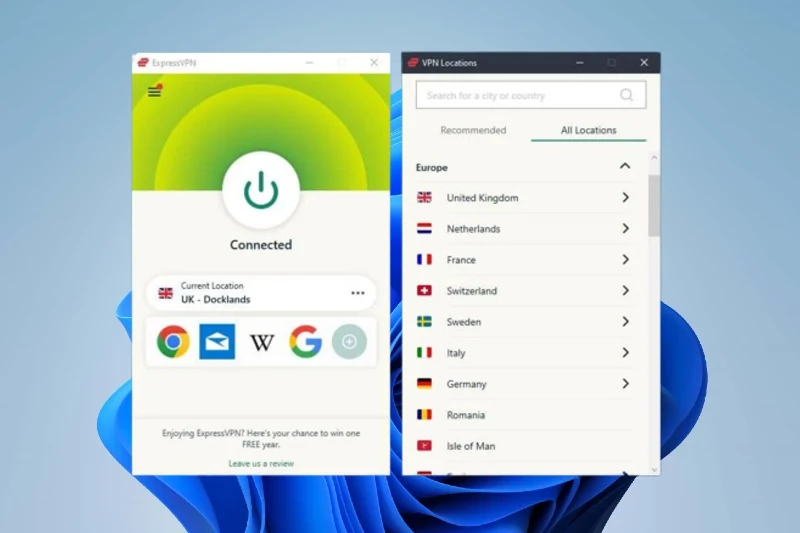ExpressVPN 폭넓은 글로벌 서버 네트워크