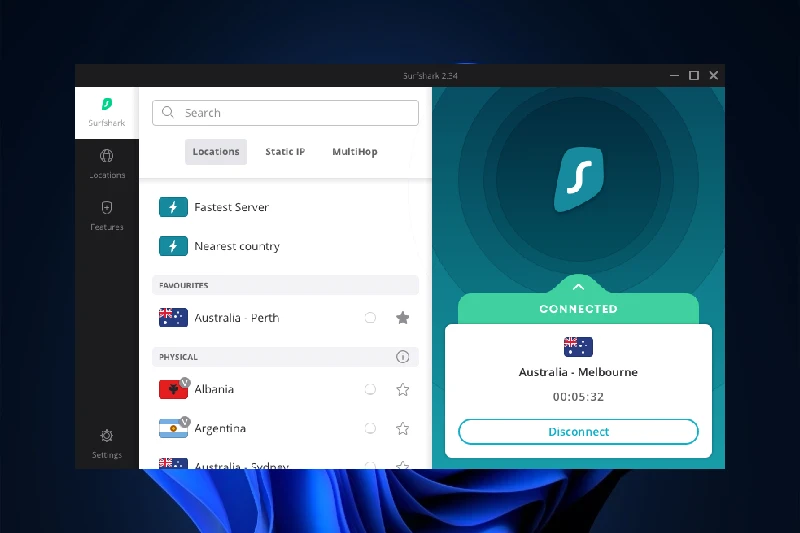 서프샤크 VPN 무제한 기기 연결
