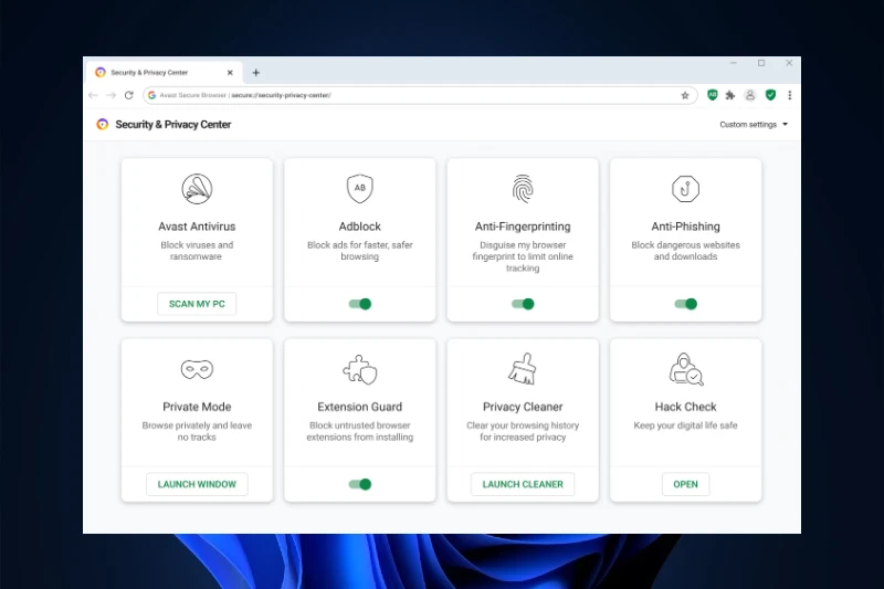 Avast Secure Browser 암호 관리자 및 자동 로그인 보호