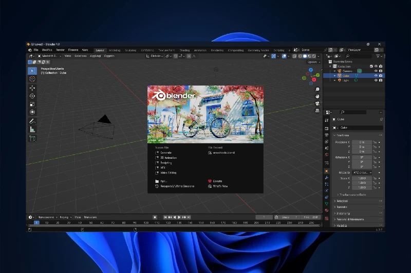 블렌더 실시간 렌더링과 Cycles 엔진