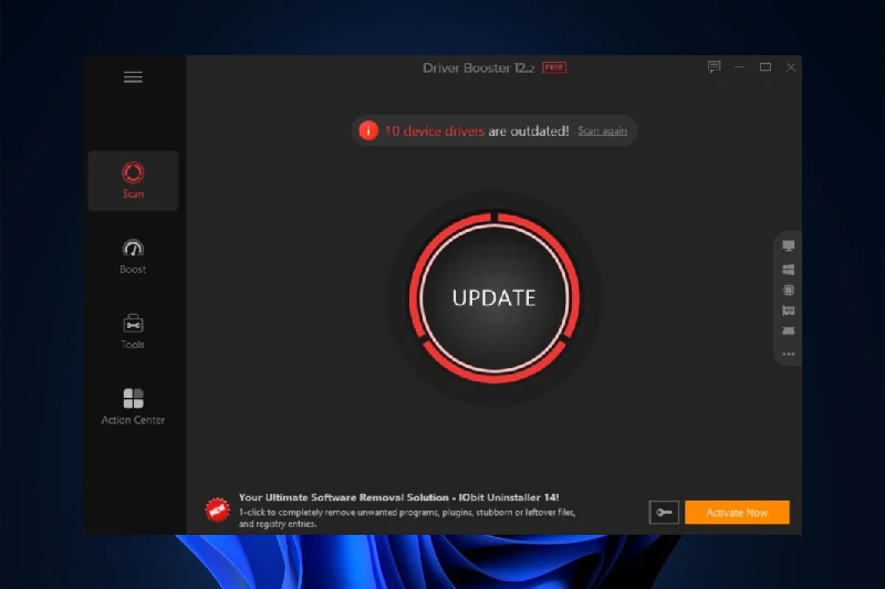 Driver Booster 게임 성능 향상 기능