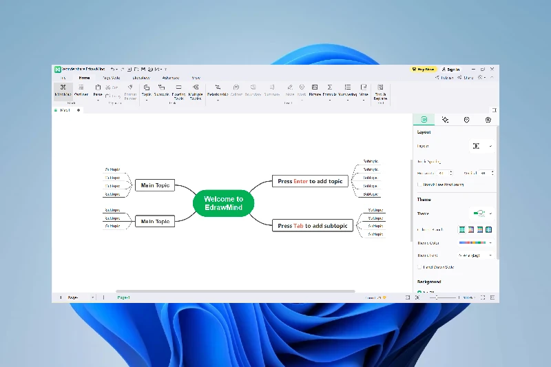 이드로우마인드 프레젠테이션 모드