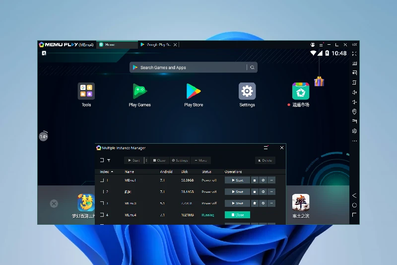 미뮤 앱플레이어 멀티 인스턴스 및 계정 관리