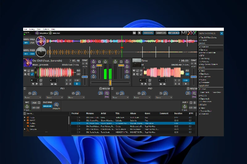 Mixxx 자동 BPM 감지 및 비트맞춤