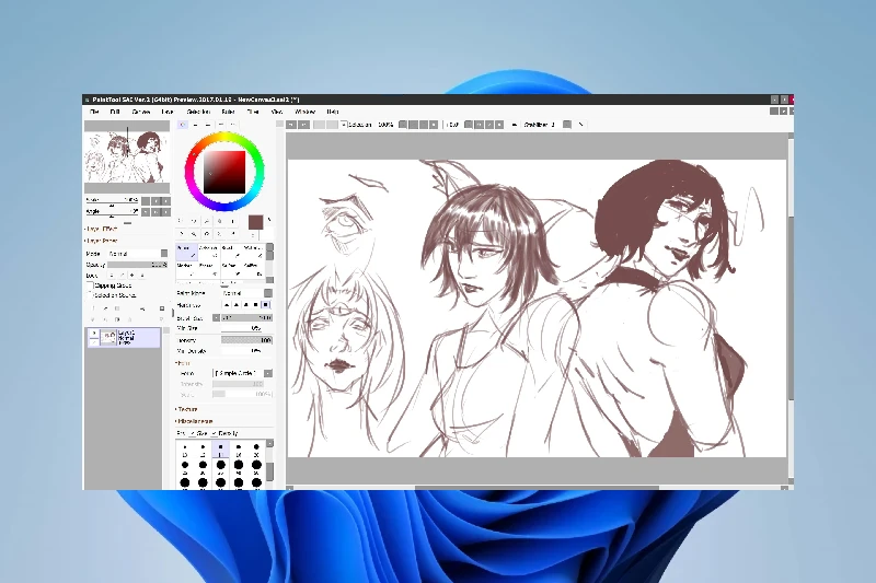Paint Tool SAI 브러시 커스터마이징