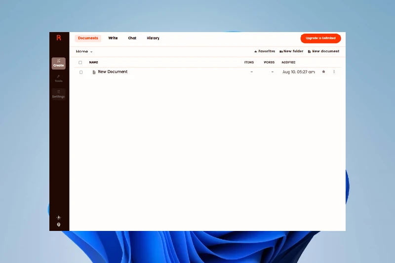 Rytr AI 기반 텍스트 생성