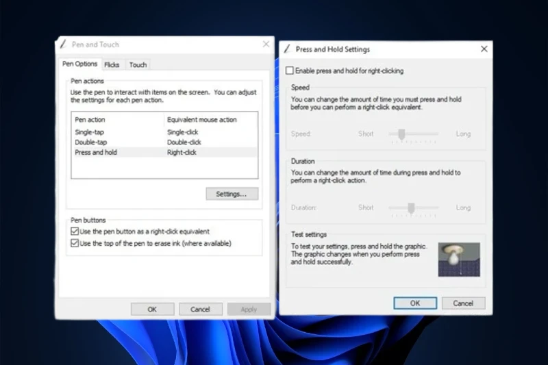 와콤 타블렛 드라이버 멀티 터치 제스처 지원