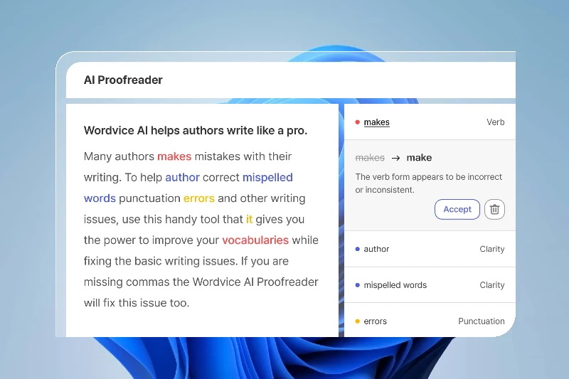 워드바이스 AI 문법 및 맞춤법 교정