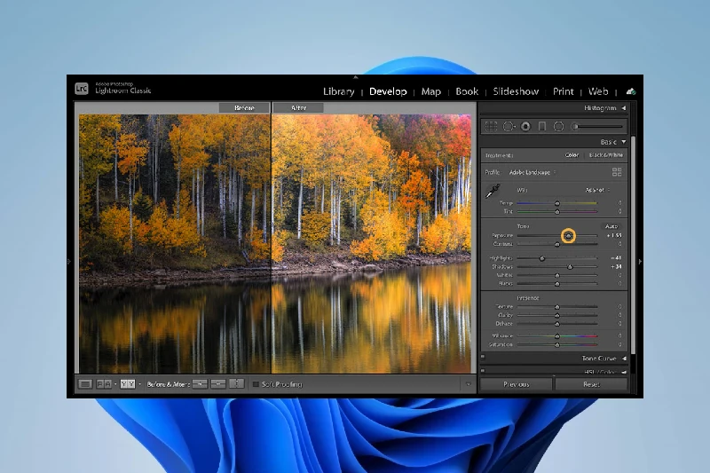 어도비 라이트룸 RAW 포맷 데이터 보정 지원