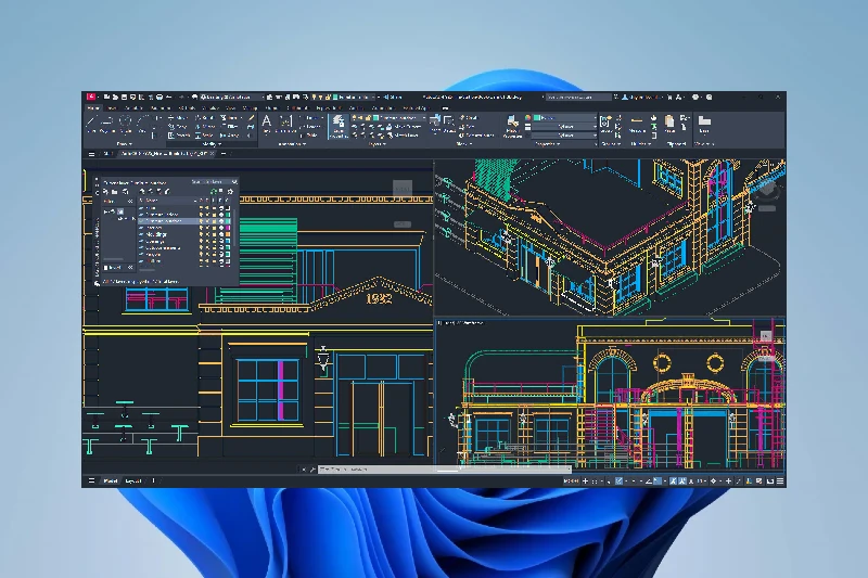 오토캐드 정밀한 2D 도면 작성