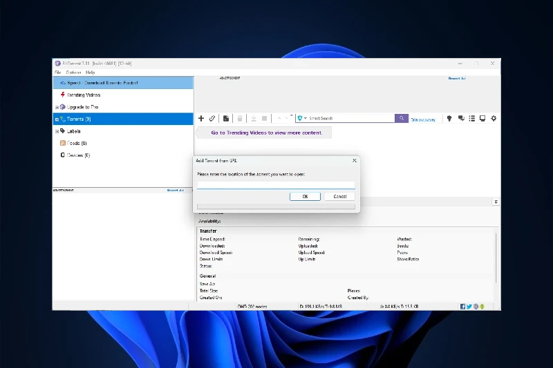 비트토렌트 원클릭 토렌트 추가