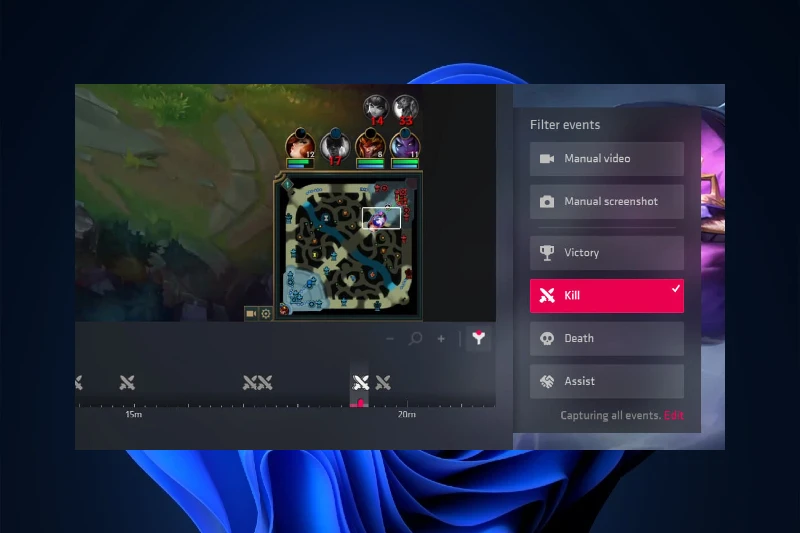 Overwolf 실시간 게임 이벤트 추적