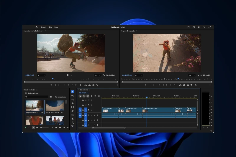 프리미어 프로 오디오 편집 및 믹싱 기능