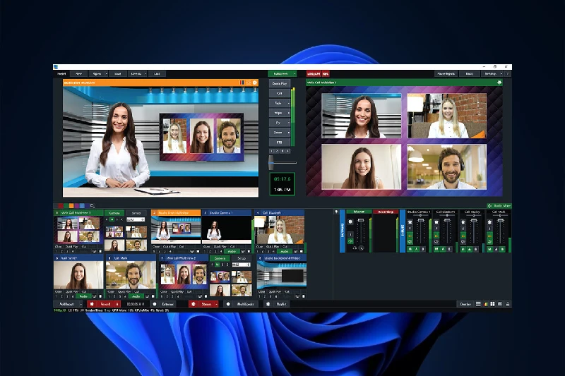 vMix 간편한 오디오 믹서 및 사운드 제어