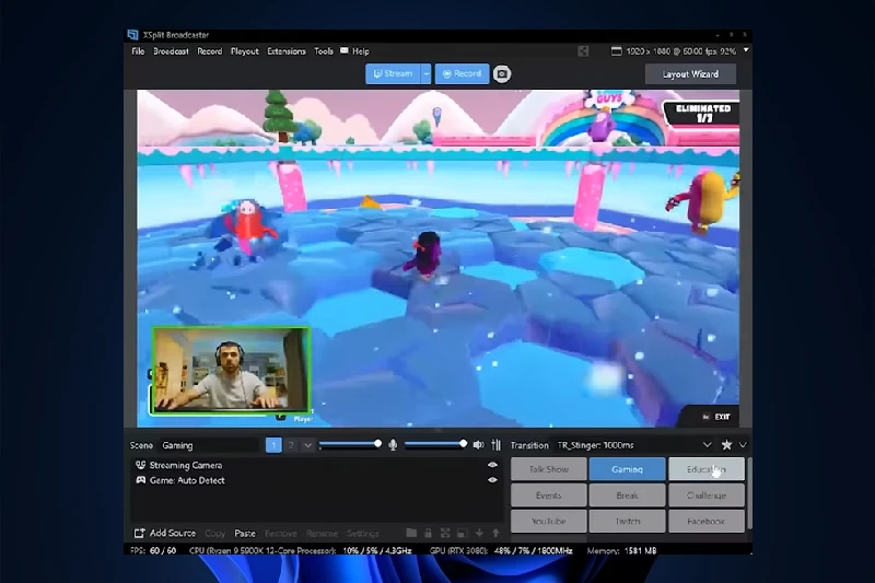 엑스스플릿 간편한 방송 세팅 및 고화질 송출