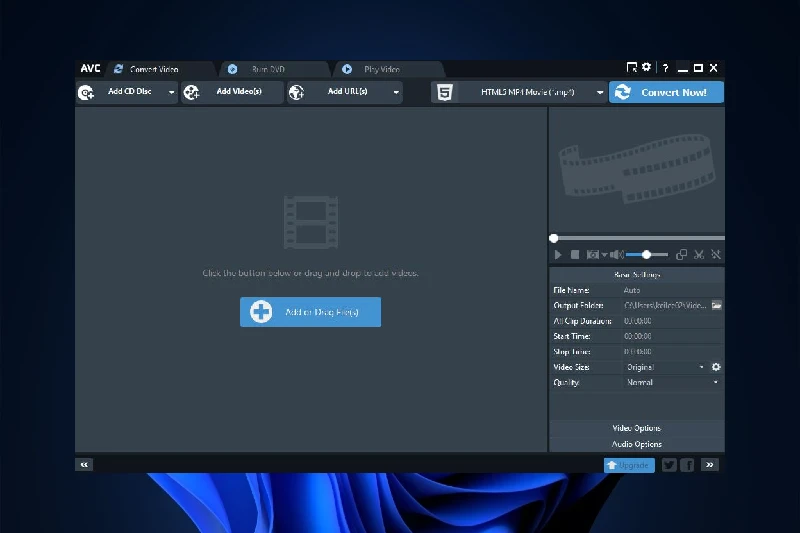 Any Video Converter 다양한 포맷 간 동영상 변환