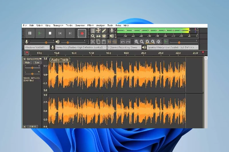 Audacity 고음질 오디오 녹음