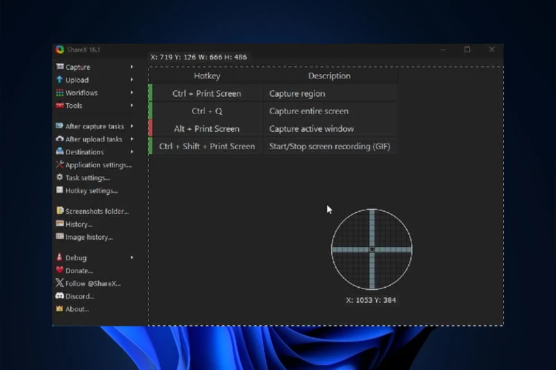 화면 캡쳐 프로그램 추천 ShareX