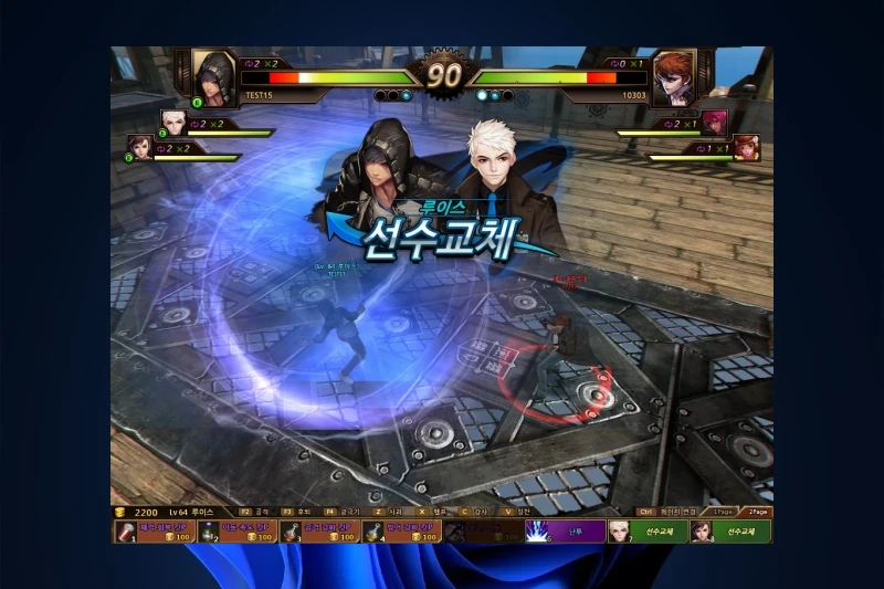 사이퍼즈 직접 조작하는 전투