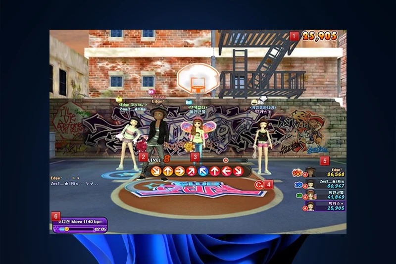 한게임 오디션 다양한 리듬 플레이 모드