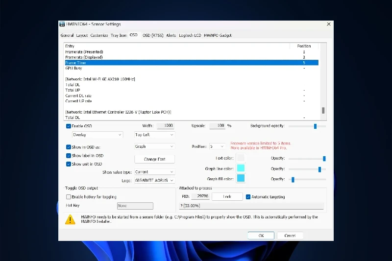 HWiNFO 오버클럭 및 튜닝 보조