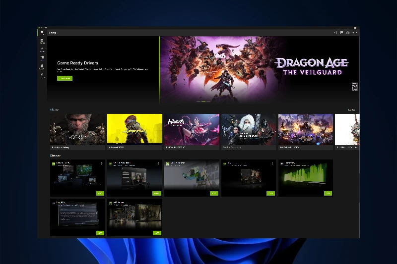 엔비디아 앱 통합 드라이버 관리