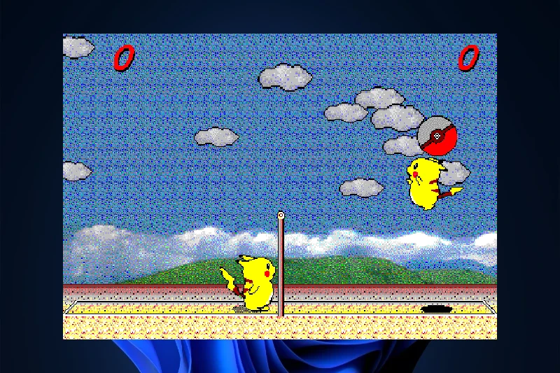 피카츄배구 간단한 조작 방식