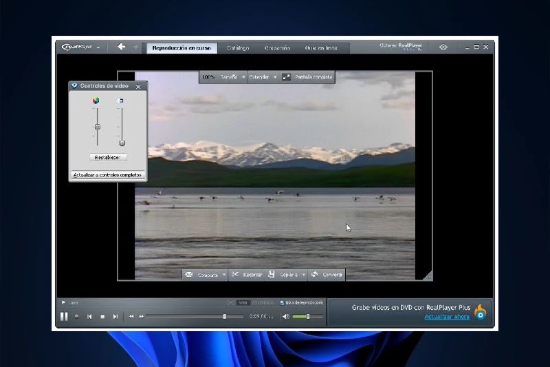 리얼 플레이어 다양한 미디어 포맷 재생