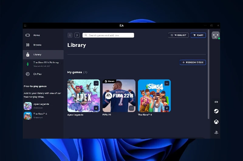 EA App EA 게임 통합 라이브러리 관리