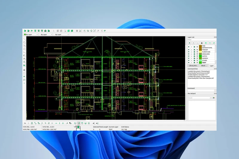 LibreCAD 측정 및 주석 기능 강화