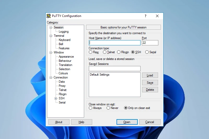 PuTTY 세션 저장 및 자동화