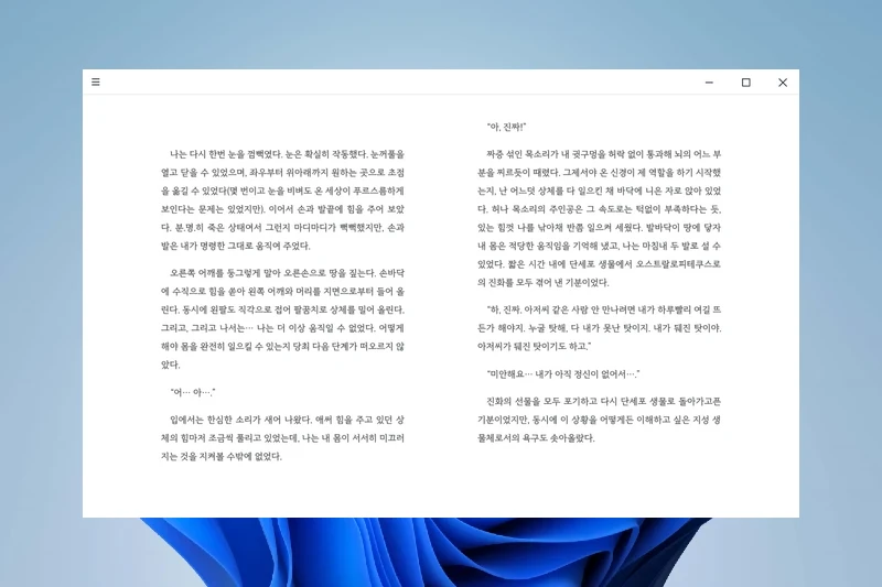 리디 뷰어 깔끔한 전자책 뷰어