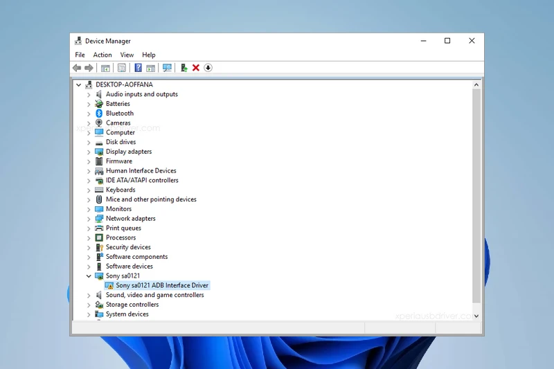 소니 카메라 드라이버 파일 전송 및 관리