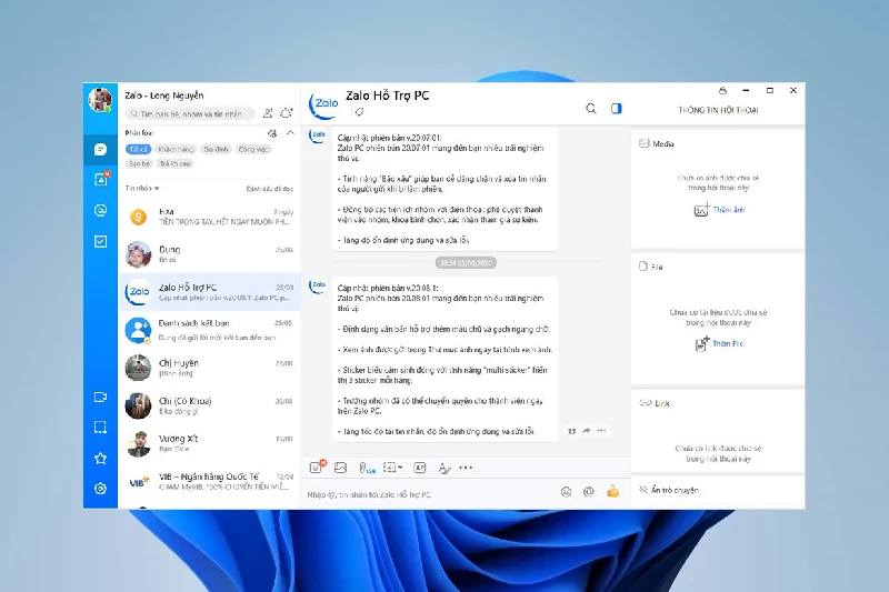 Zalo PC버전 ZaloPay 결제 시스템