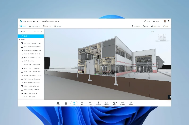 Autodesk Viewer 객체 치수 측정 및 속성 확인