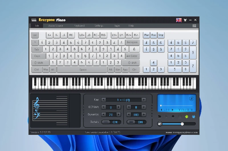 에브리원 피아노 가상 피아노 키보드 연주