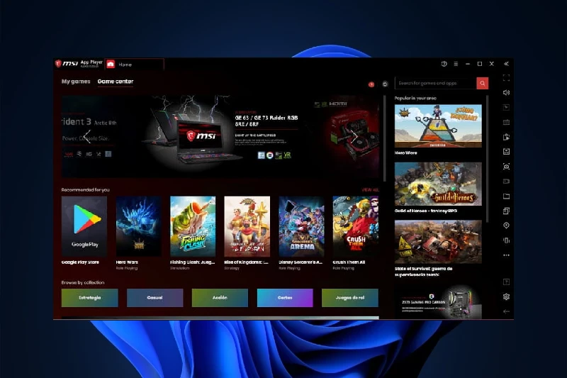 MSI App Player 우수한 게임 퍼포먼스